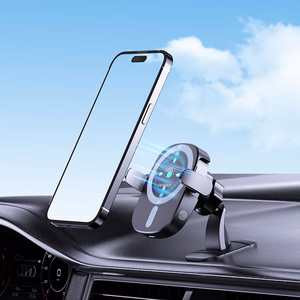 Dudao FW11 automobilinis telefono laikiklis su 15W indukciniu įkrovikliu oro angai / prietaisų skydeliui - juodas