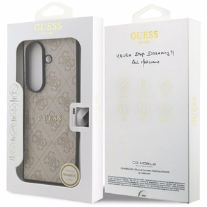 Dėklas telefonui GUESS SAMSUNG Z Fold7 GUHMZFD7P4MSEGCP (Magnētinis 4G PU su dideliu logotipu) rožinis