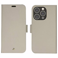 Dėklas dbramante 1928 New York 2w1 Wallet iPhone 14 Pro smėlio