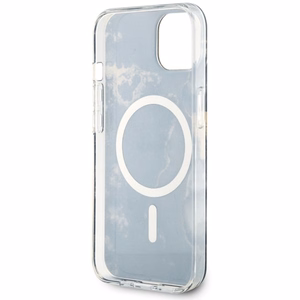 Guess GUHMP14MHTMRSK iPhone 14 Plus 6.7" Dėklas telefonui juodas/juodas auksinis marmuras Magnetinis