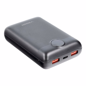 VEGER išorinė baterija 20000 mAh PD QC3.0 2A 22,5W S20 (W2053) juoda