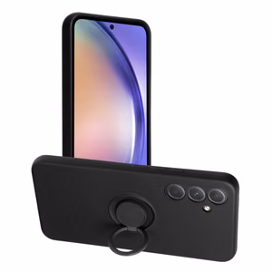 Чехол для Samsung A54 5G Silicone Ring чёрный