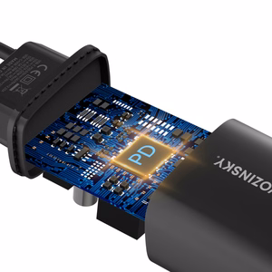 Įkroviklis Wozinsky (WGWCB) (1xUSB-C;1xUSB 3A 20W) juodas