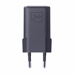 3mk Hyper Charger PD 33W GaN QC4+ PPS AFC FCP SCP 1A1C sieninis įkroviklis - juodas