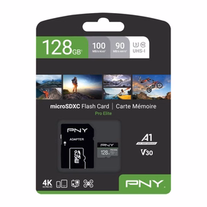 PNY PRO Elite 128 GB MicroSDXC UHS-I Klasės 10