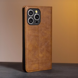 Išmanusis Seam dėklas for Xiaomi Redmi 15 4G EU / 15 5G EU (171,08 x 82,05 x 8,55) rudas