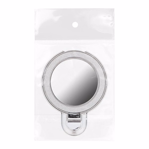 Telefonų stovas CIRCLE MIRROR - klijuojamas - sidabrinis
