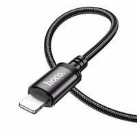Kabelis USB C į Lightning Hoco PD 27W 2 m X89 juodas