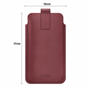 Tech-Protect SM65 dėklas 6.0–6.9" išmaniesiems telefonams - bordo