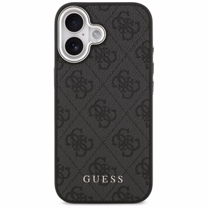 Guess 4G Classic Logo MagSafe dėklas iPhone 17, juodas