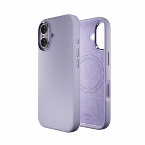 Pure Icon Magnetinis Pro skystas silikoninis dėklas iPhone 17, MagSafe suderinamas, su kameros apsauga ir aliuminio mygtukais - rožinis