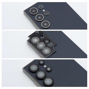 Tempered Glass Camera Lens Protector for Samsung Fold 7 Blue Star Easy Install black