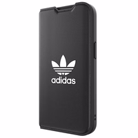 Adidas OR Dėklas telefonui Booklet BASIC iPhone 14 6.1" juodas/baltas 50181