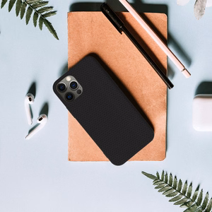 Tel Protect Liquid Air Case dėklas telefonui Iphone 12 Pro Max juodas
