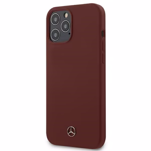 Mercedes силиконовый чехол Line для iPhone 12 Pro Max - Красный