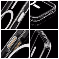 Clear Elite Mag Cover anti-geltonavimas, suderinamas su kameros valdymo mygtuku ir Magnetiniu SAMSUNG S26 Edge permatomas