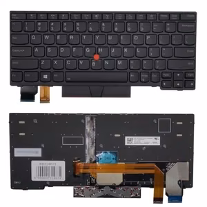 Klaviatūra LENOVO Thinkpad X13, su Trackpoint, su apšvietimu, US