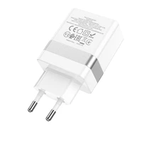 Įkroviklis Hoco USB A + USB C QC3.0 PD 3A 30W N21 baltas