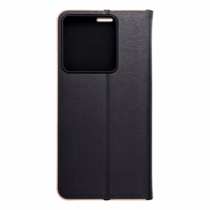 LUNA knygos auksinis dėklas XIAOMI Redmi Note 13 PRO 5G juodas