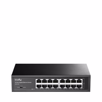 Cudy GS1016 tinklo komutatorius Gigabit Ethernet (10/100/1000) Juoda