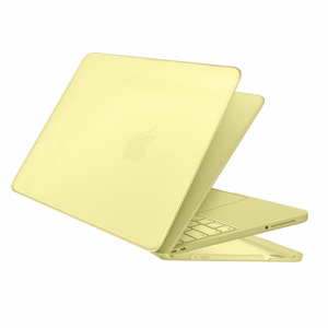 Tech-Protect Softshell dėklas skirtas MacBook Neo 13 2026 - matinė geltona