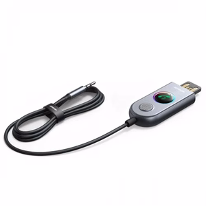 Adapteris Joyroom JR-CB6 pilkas (Įvestis: Bluetooth 5.3 / Išvestis: AUX)