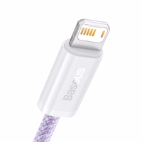 Baseus Dynamic kabelis USB į Lightning, 2.4A, 2m (violetinis)