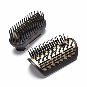 BaByliss AS6550E – 1500 W ionic hot-air styling brush, 3 heat settings, blue/gold