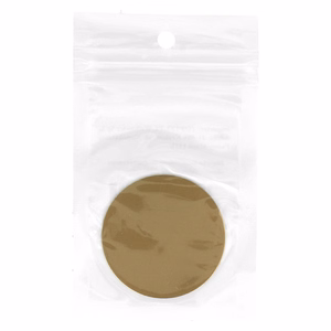 Metalo plokštelė magnetų laikikliams - apvali 40 mm auksinė