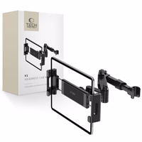 Tech-Protect V1 teleskopinis automobilinis laikiklis telefonui - juodas