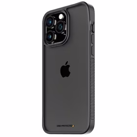 PanzerGlass ClearCase Dėklas telefonui iPhone 15 Pro Max – militārā klasė sertifikuotas, ska idrus ir juodas
