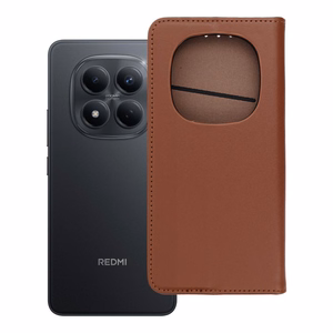 SMART PRO Knygutė leather dėklas for XIAOMI Redmi Note 15 PRO 5G rudas