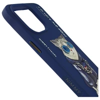 Nimmy Glasses Cool Cat dėklas iPhone 15 Pro Max - mėlynas