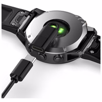 Adapteris USB-C Beline laikrodžių įkrovimui Garmin juodas