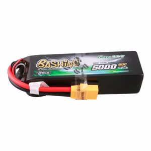 „Gens Ace“ G-Tech 5000 mAh, 14,8 V, 4S1P, 60C LiPo akumuliatorių rinkinys su XT90 jungtimi – „Bashing“ serija