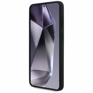 Karl Lagerfeld silikoninis Nauble galvos ir apskritimo Magnetinis dėklas telefonui Samsung Galaxy S25 Edge - juodas