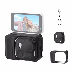 Puluz silikoninis apsauginis dėklas skirtas Insta360 Go Ultra juodas