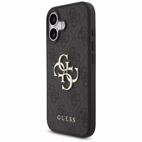 Guess 4G Didelio logotipo dėklas telefonui iPhone 17 - juodas