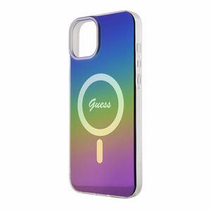 Guess IML Vaivorykštinis Magnetinis dėklas telefonui iPhone 15 Plus / 14 Plus 6.7" - įvairiaspalvis