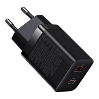 Įkroviklis Baseus Super Si Pro 30W USB-C/USB-A juodas CCSUPP-E01