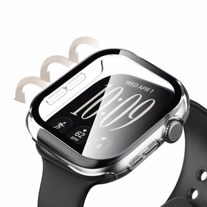Tech-Protect Defense Black & Clear 2-Pack Case for Apple Watch 42 mm