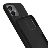 3mk silikoninis dėklas iPhone 11 - juodas