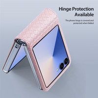 Dėklas Dux Ducis "Bril" skirtas Samsung F731 Z Flip5 rožinis