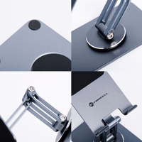 Forcell F-GRIP Fold Stand 2 360 stalo laikiklis - pilkas