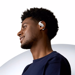 SHOKZ OpenFit Air, weiss Laisvų rankų įranga Bevielis Ausinės su kabliukais Skambučiai / muzika / sportas / kasdienis Bluetooth Balta