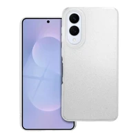 SHINING dėklas telefonui SAMSUNG S25 Edge sidabrinis