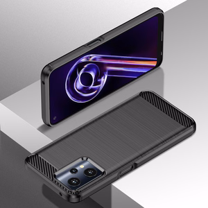 Carbon Case гибкий чехол Realme 9 Pro чёрный