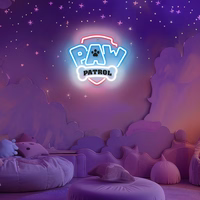 Hanging neon LED Paw Patrol on plexiglass - Logo OW-130146