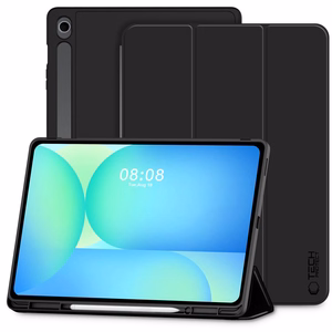 Чехол TechProtect SmartCase Pen для Samsung Galaxy Tab S10 FE+ 13.1 X620 / X626B - чёрный