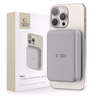 Išorinė baterija Tech-Protect PB11 LifeMag MagSafe 10000 mAh - titano